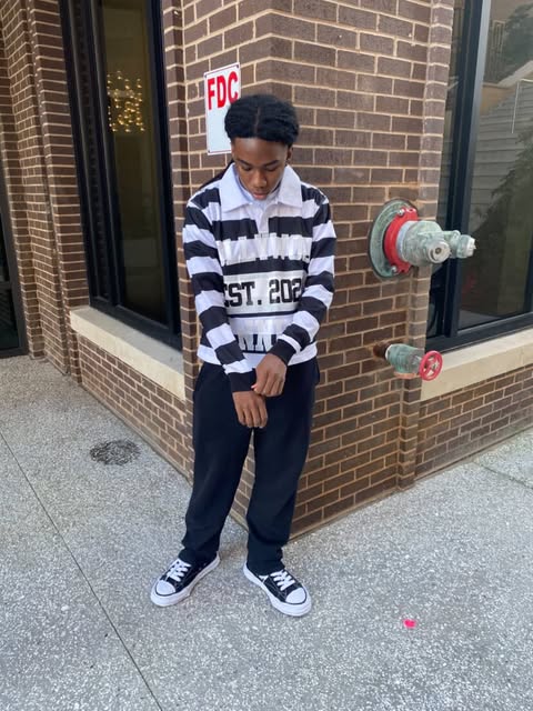 Hollywood Sinners “Est. 2025” Black Classic Stripe Polo